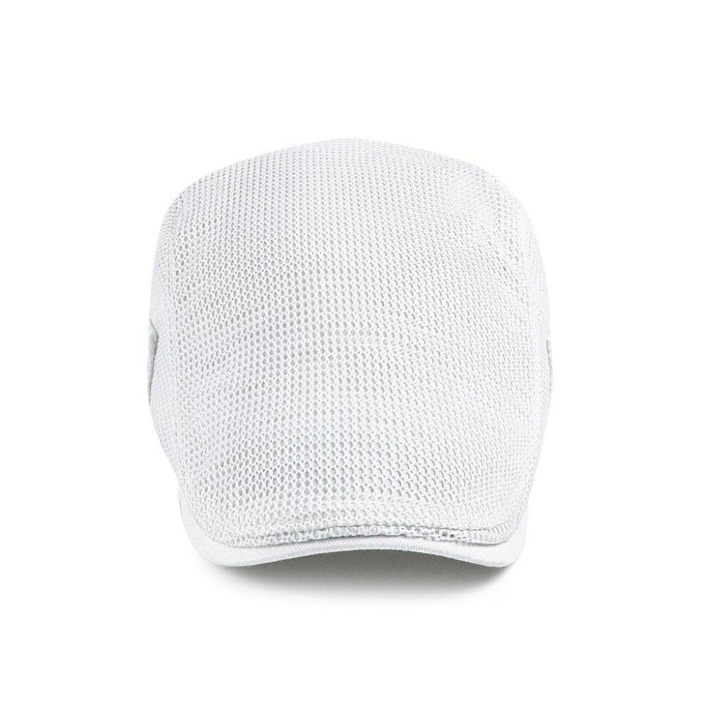 Chapeau léger pour homme Bloom™ de Danoir Paris, en tissu blanc, avec design aérien et style élégant.