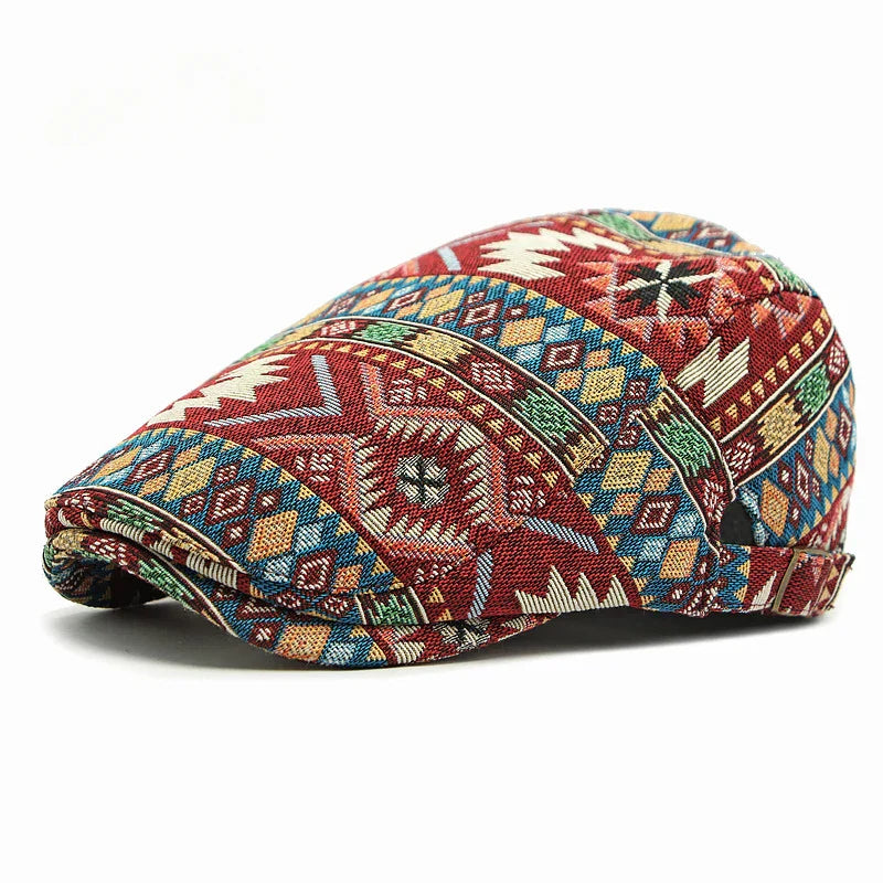 Chien vintage coloré Bloom™ Danoir Paris, collier pour chiens, style rétro avec motifs colorés sur fond noir.