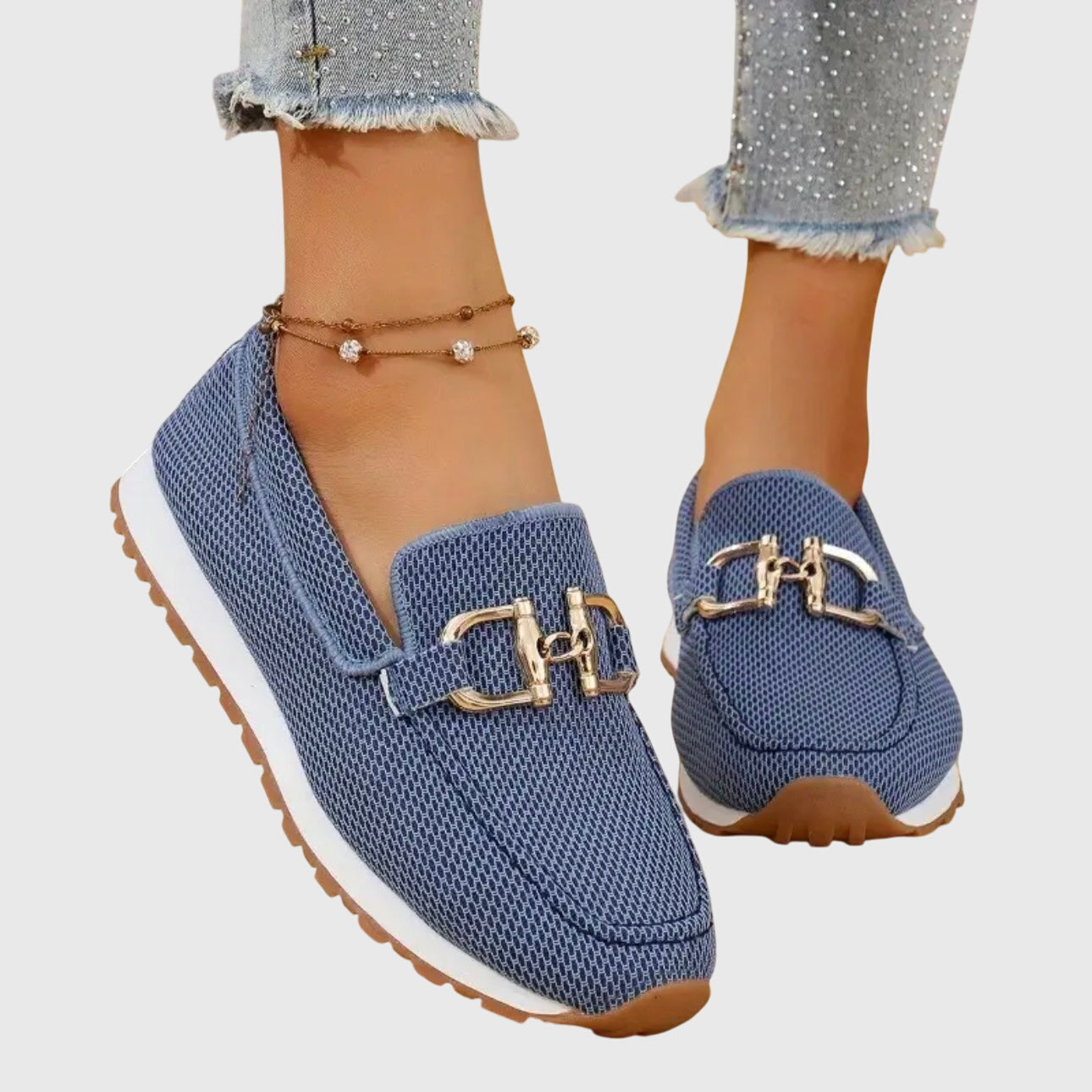 Chaussures orthopédiques Lili de Danoir Paris, baskets confortables en cuir avec semelle antidérapante, style décontracté.