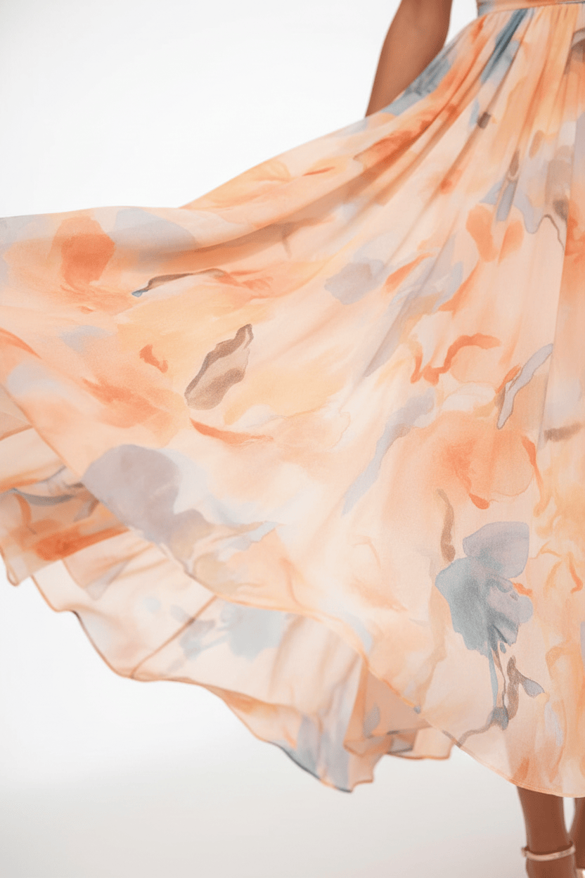 Robe à col halter Esther™ de Danoir Paris, silhouette élégante en tissu fluide, couleur unie, portée sophistiquée.