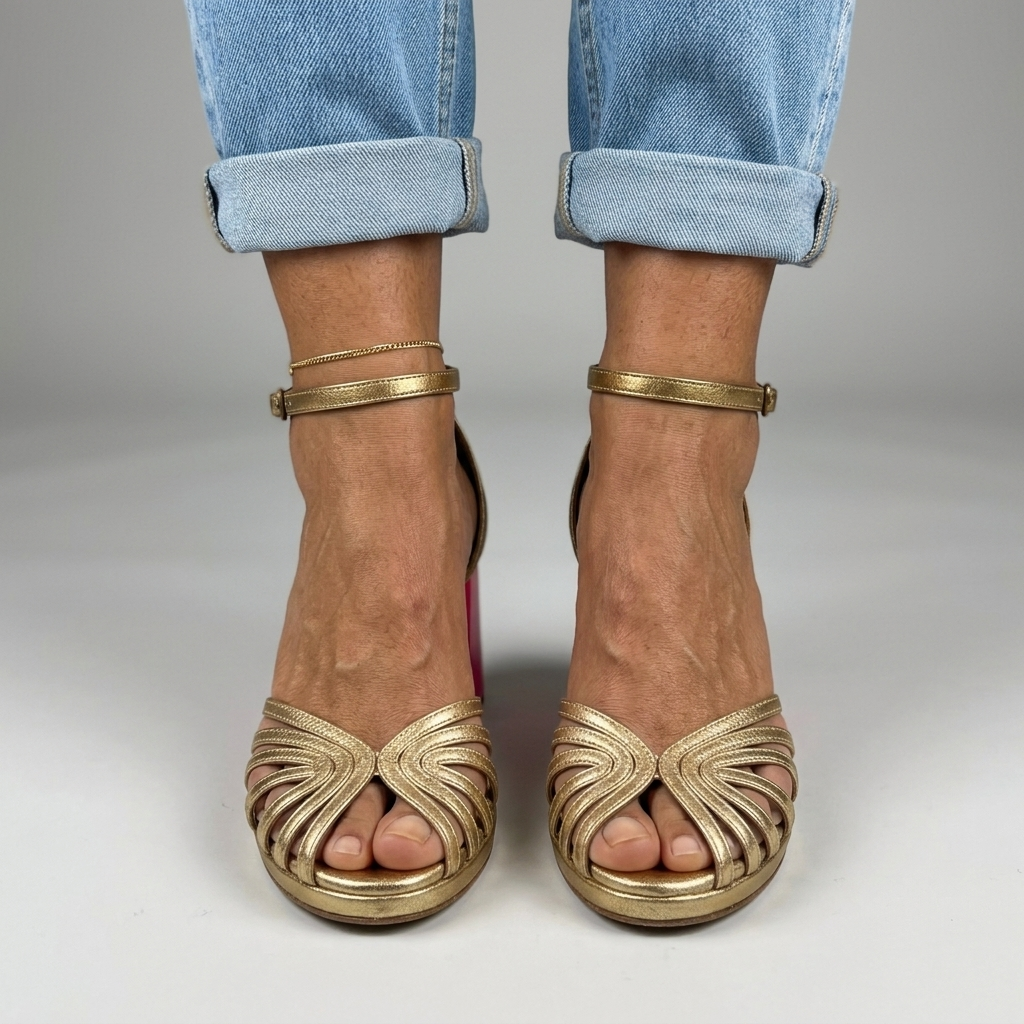 Escarpins sophistiqués Frances™ de Danoir Paris, talons élégants en cuir noir avec détails raffinés.