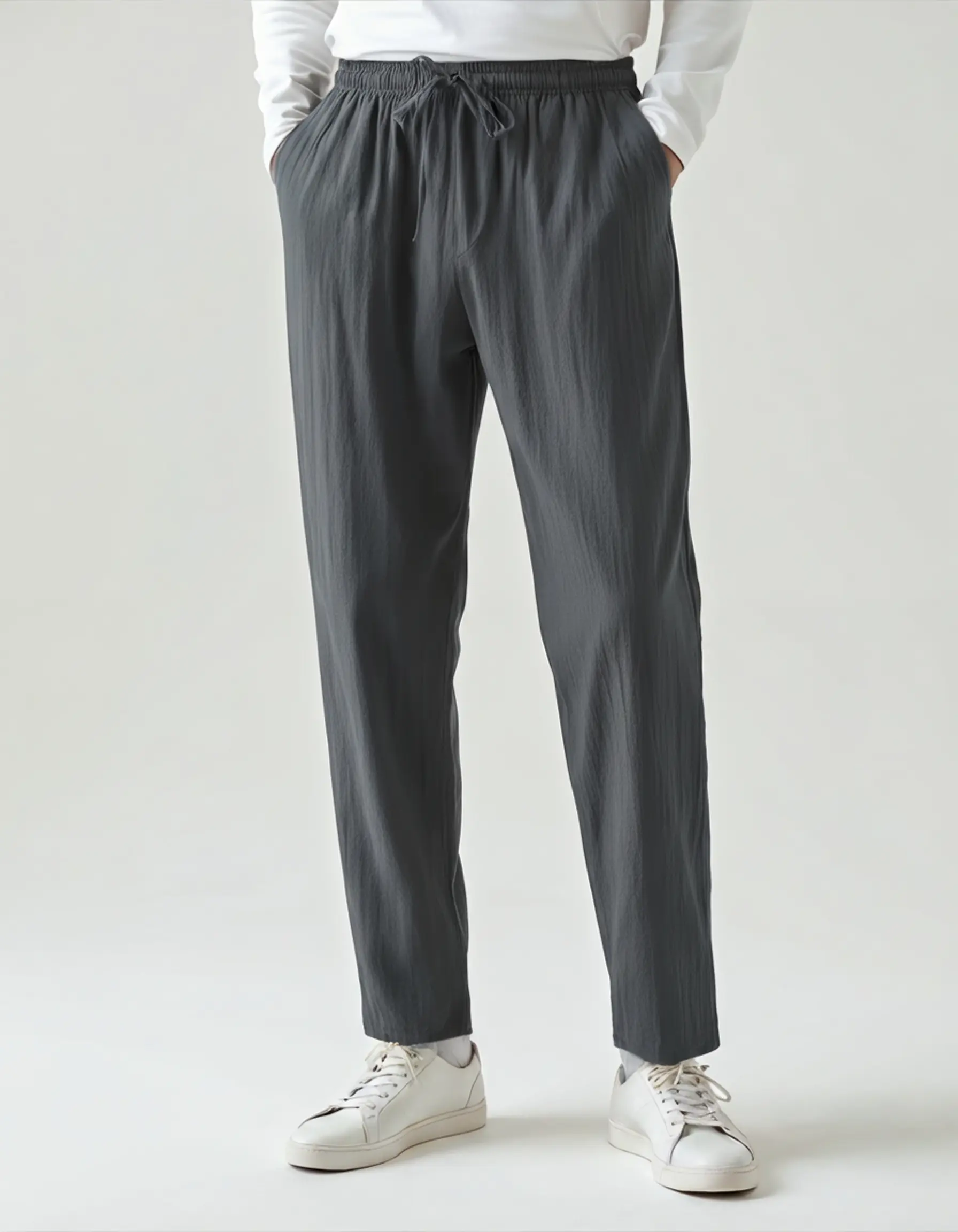 Pantalon en lin beige Zanzibar de la marque Old Money, coupe décontractée et tissu léger pour un style élégant et confortable.