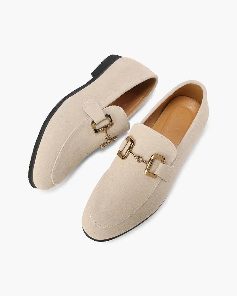 Mocassins en daim de luxe Old Money, couleur noire, pointure EU 38, visibles avec semelle en cuir et finition élégante.
