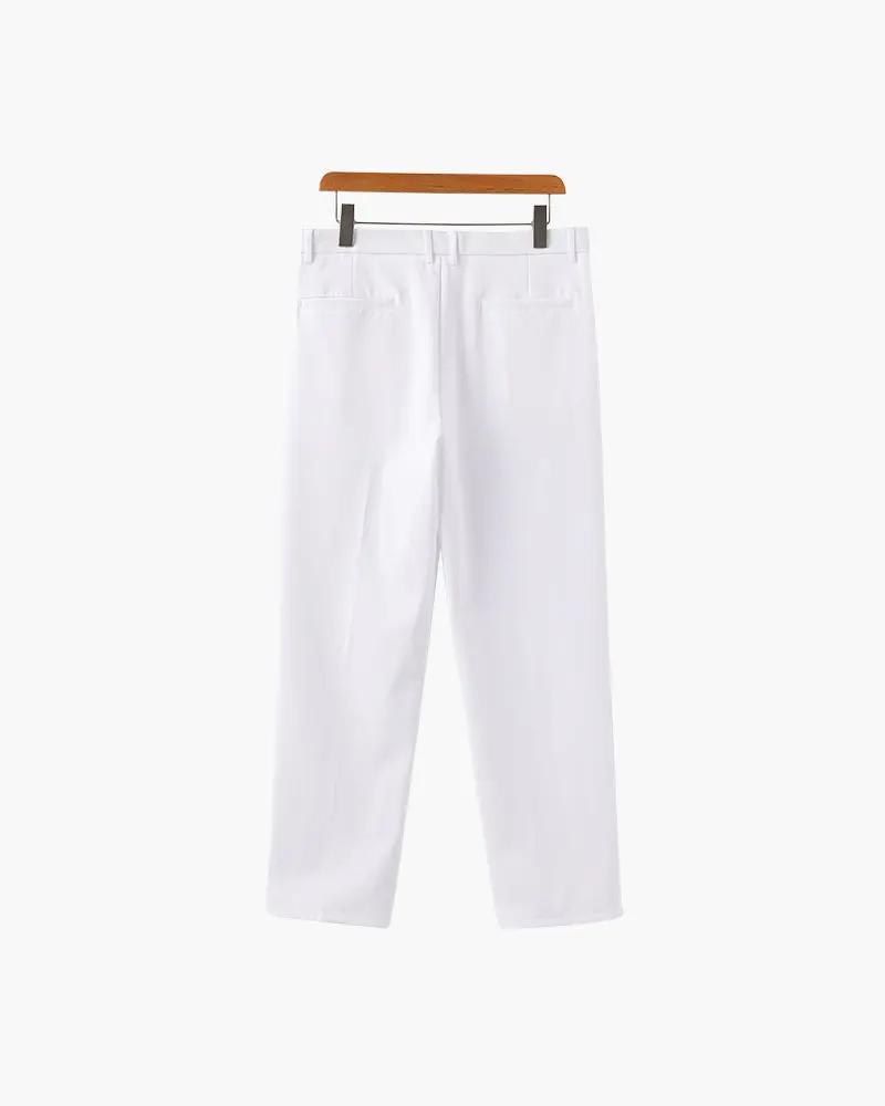Pantalon large Paris Wide Fit de la marque Old Money, noir, coupe ample et élégante, en tissu confortable.
