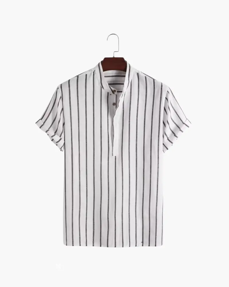 Polo marin bleu Bari Sailor de la marque Old Money, en coton avec col à revers et détails classiques.