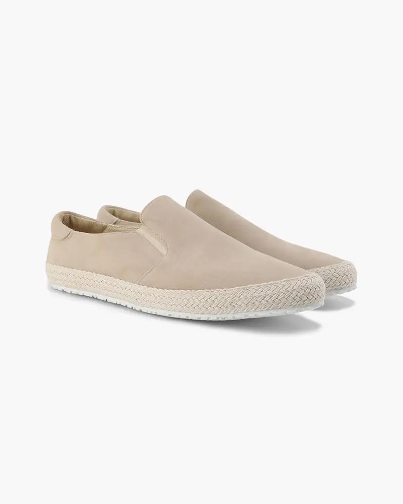 Chaussures urbaines en daim gris Old Money pour femme, taille EU 38, style élégant et moderne.