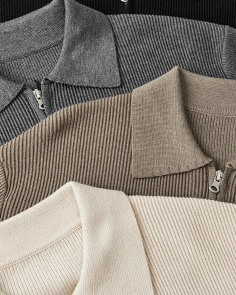 Gilet en laine 100 % de haute qualité de la marque Old Money, gris, taille XS, détail en tissu doux et élégant.